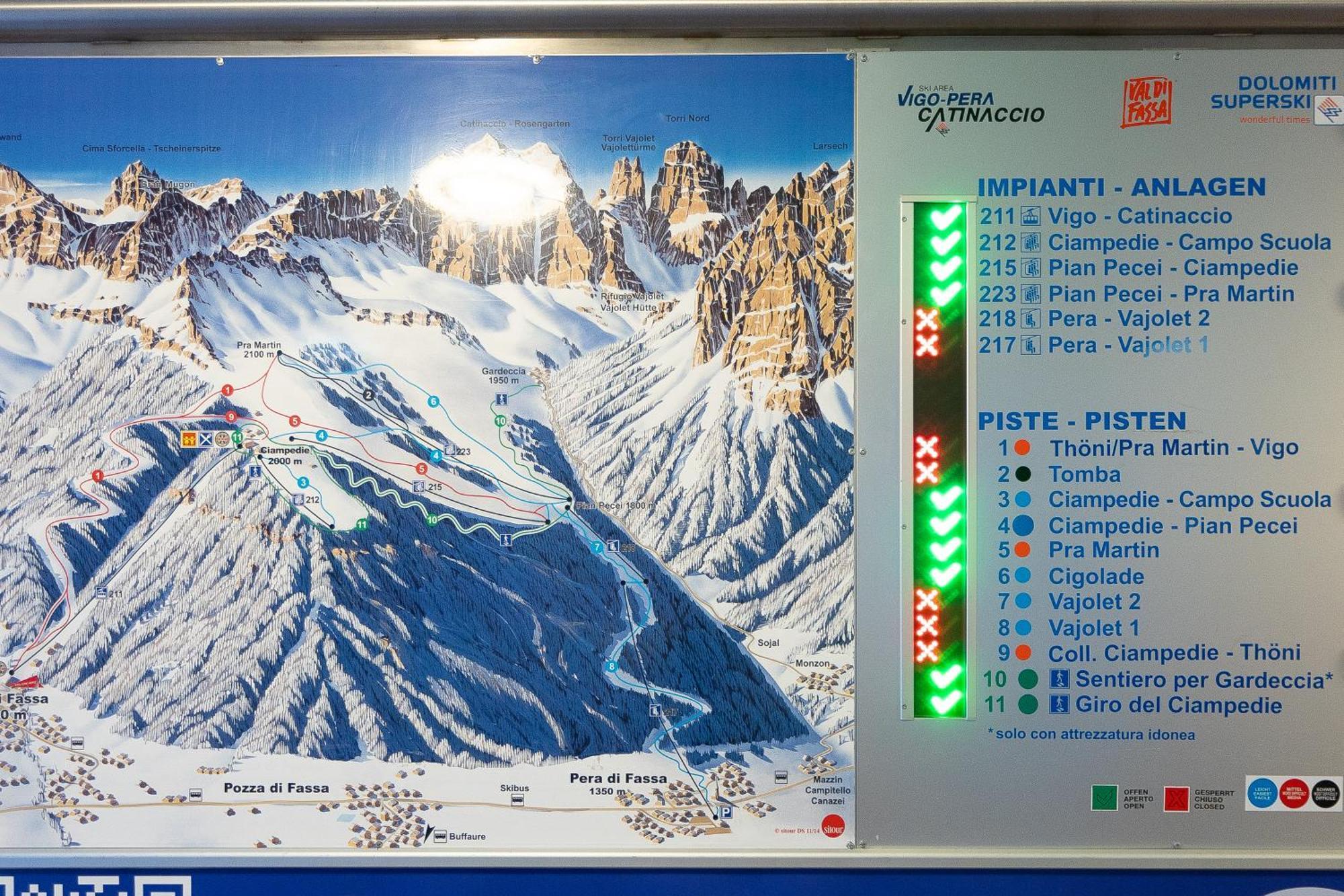 Ciasa De Vich Apartment Vigo di Fassa Luaran gambar